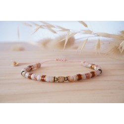 bijou femme, bracelet pierre naturelle, jaspe rouge d'afrique, hématite