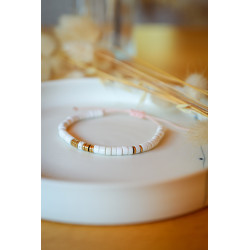 copy of Bracelet en hématite, Rose Poudré "Sororité"