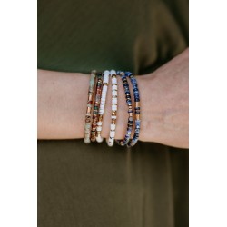 copy of Bracelet en hématite, Rose Poudré "Sororité"